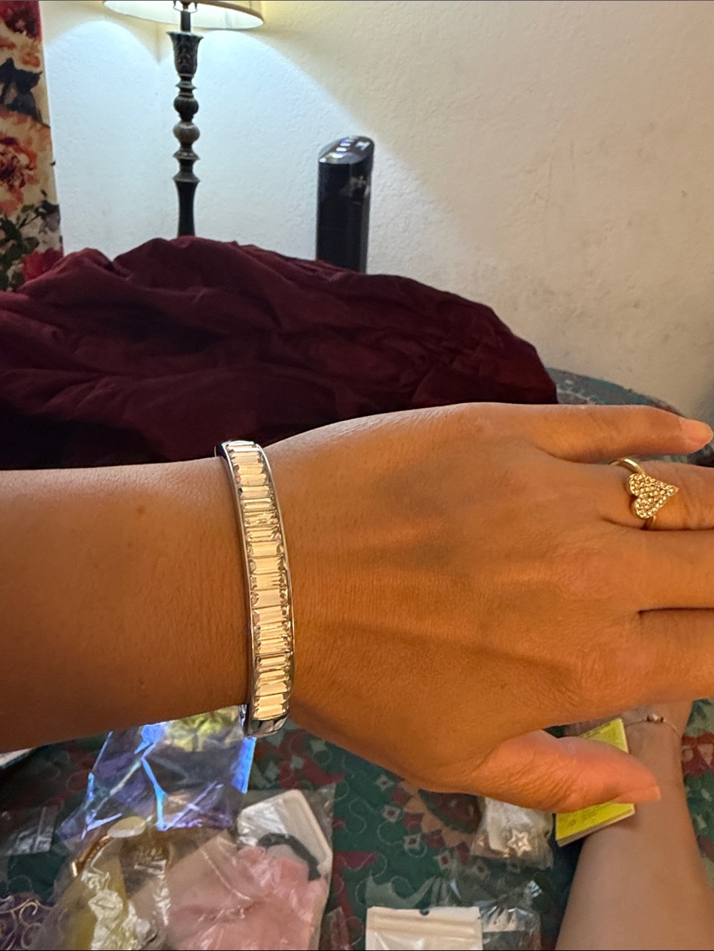 Classic Silver Crystal Tennis Bracelet - Sleek Silver Sparkle